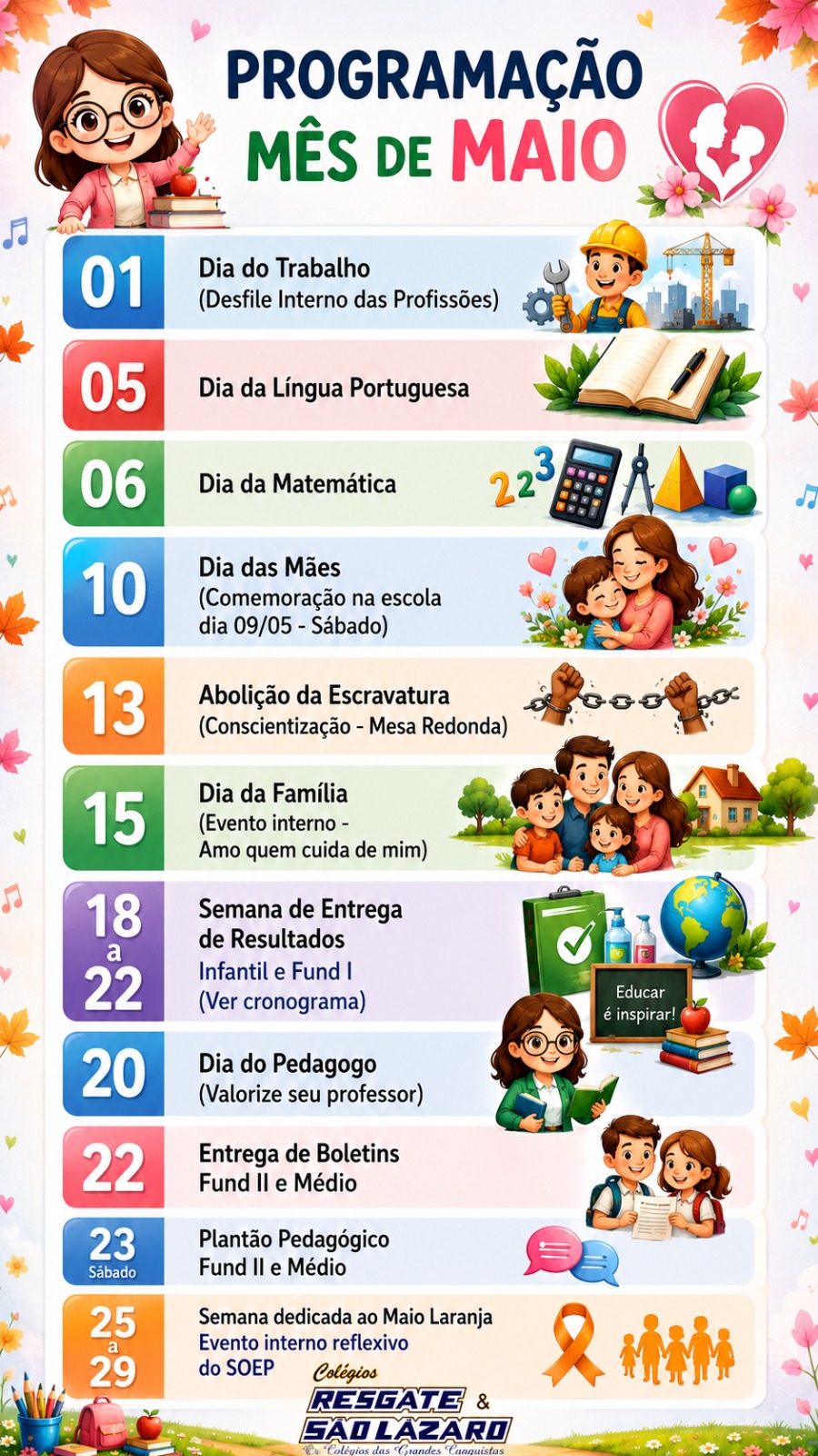 Agenda Maio 2026